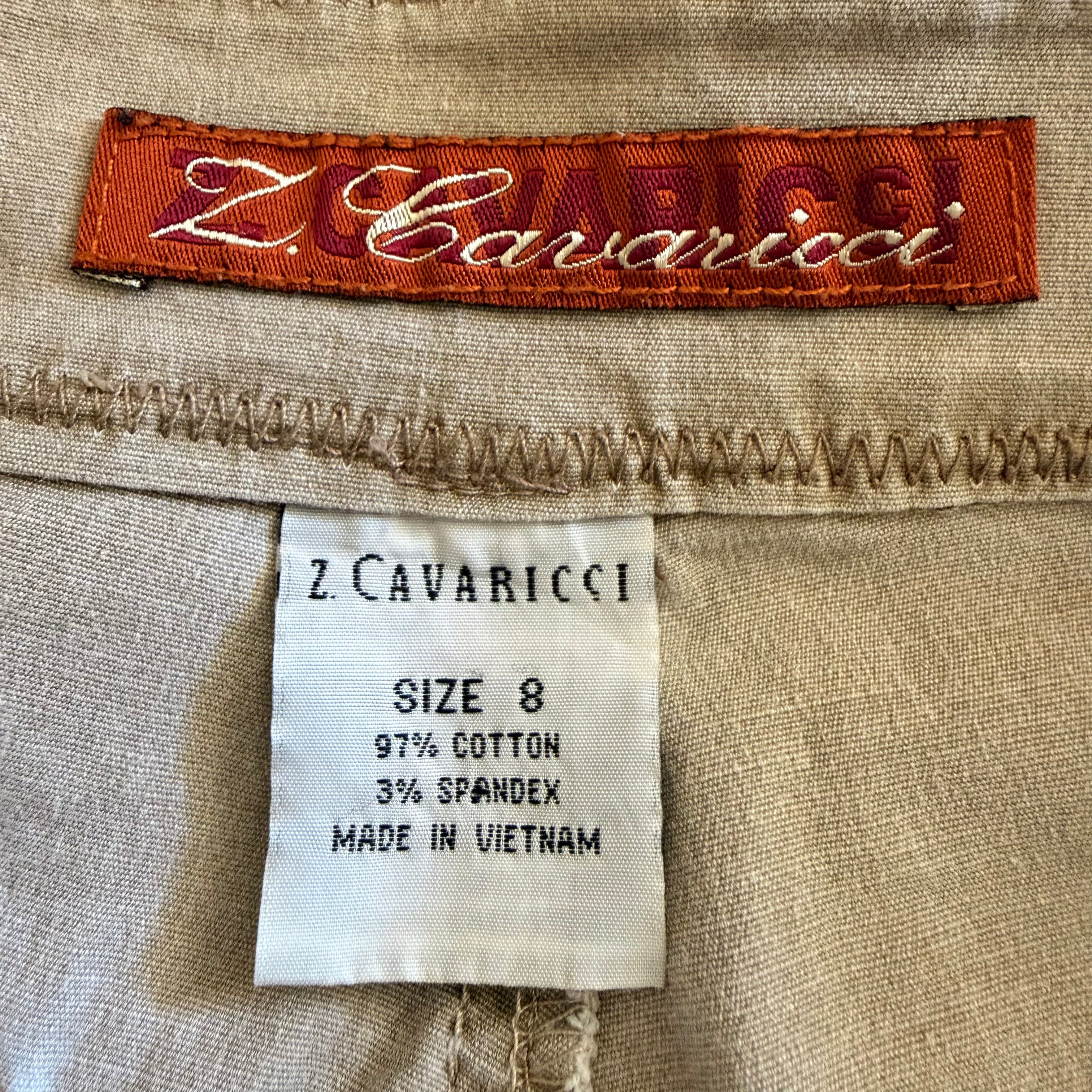 Z. Cavaricci Khaki Cargo Pants (M)