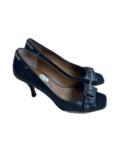 Y2K Buckle Leather Peep Toes (8)