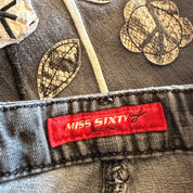 Miss Sixty Gray Appliqué Jeans (M)