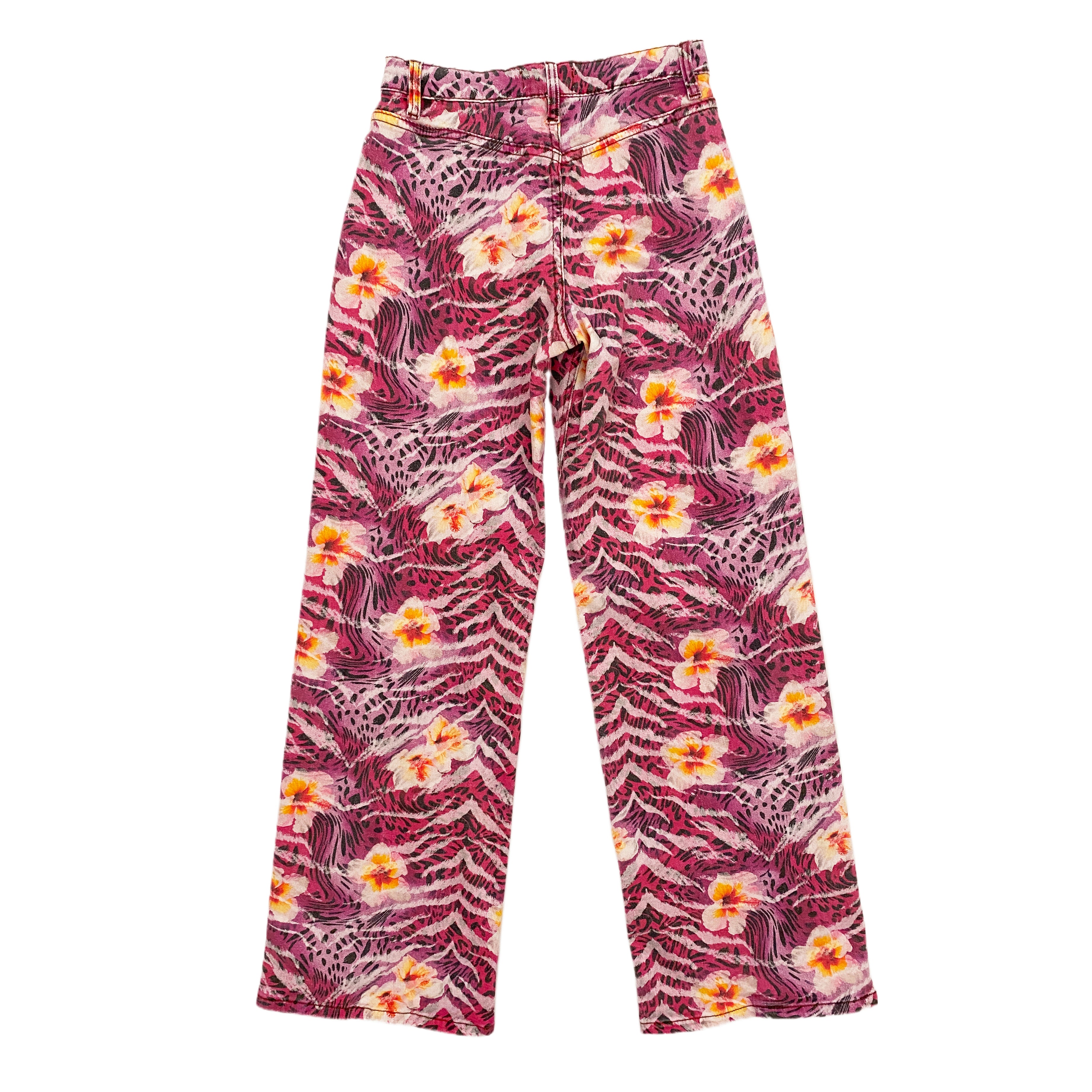 Wild Hibiscus Pants (XS)