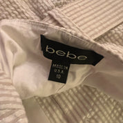 Bebe Pinstriped Corset Top (M)