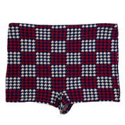 Vintage Knit Houndstooth Hot Shorts (S/M)