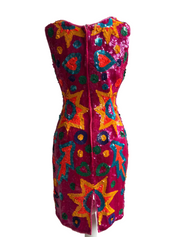 Vintage 1980s/1990s Beaded & Sequin Mini Dress (XS/S)