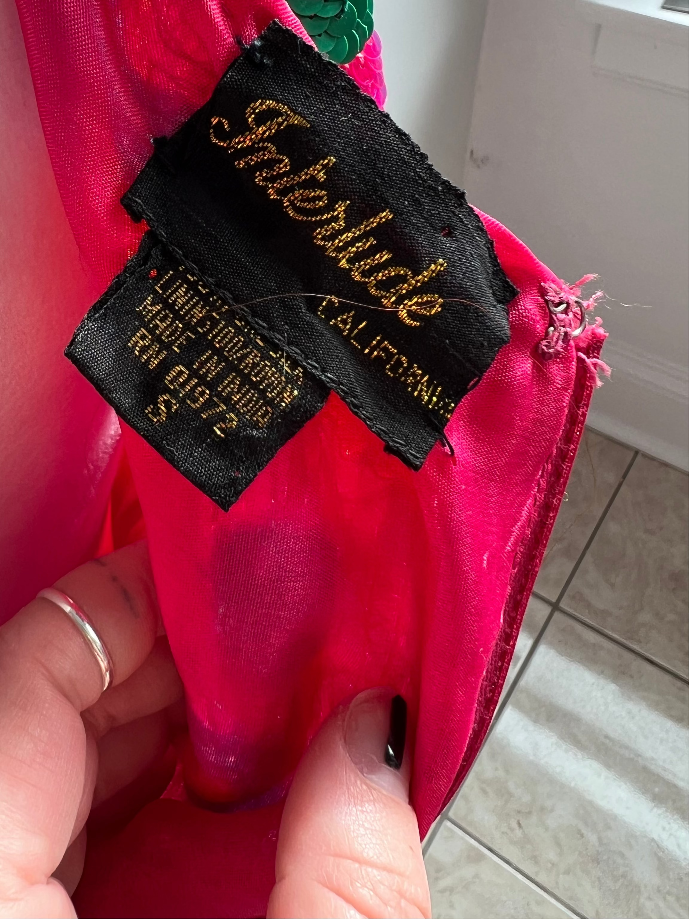 Vintage 1980s/1990s Beaded & Sequin Mini Dress (XS/S)