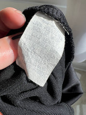 Vintage 1990s Slinky Charlotte Russe Strapless Beaded Mini Dress (S/M)