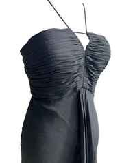 Vintage Y2K 100% Silk Midi Dress (S/M)