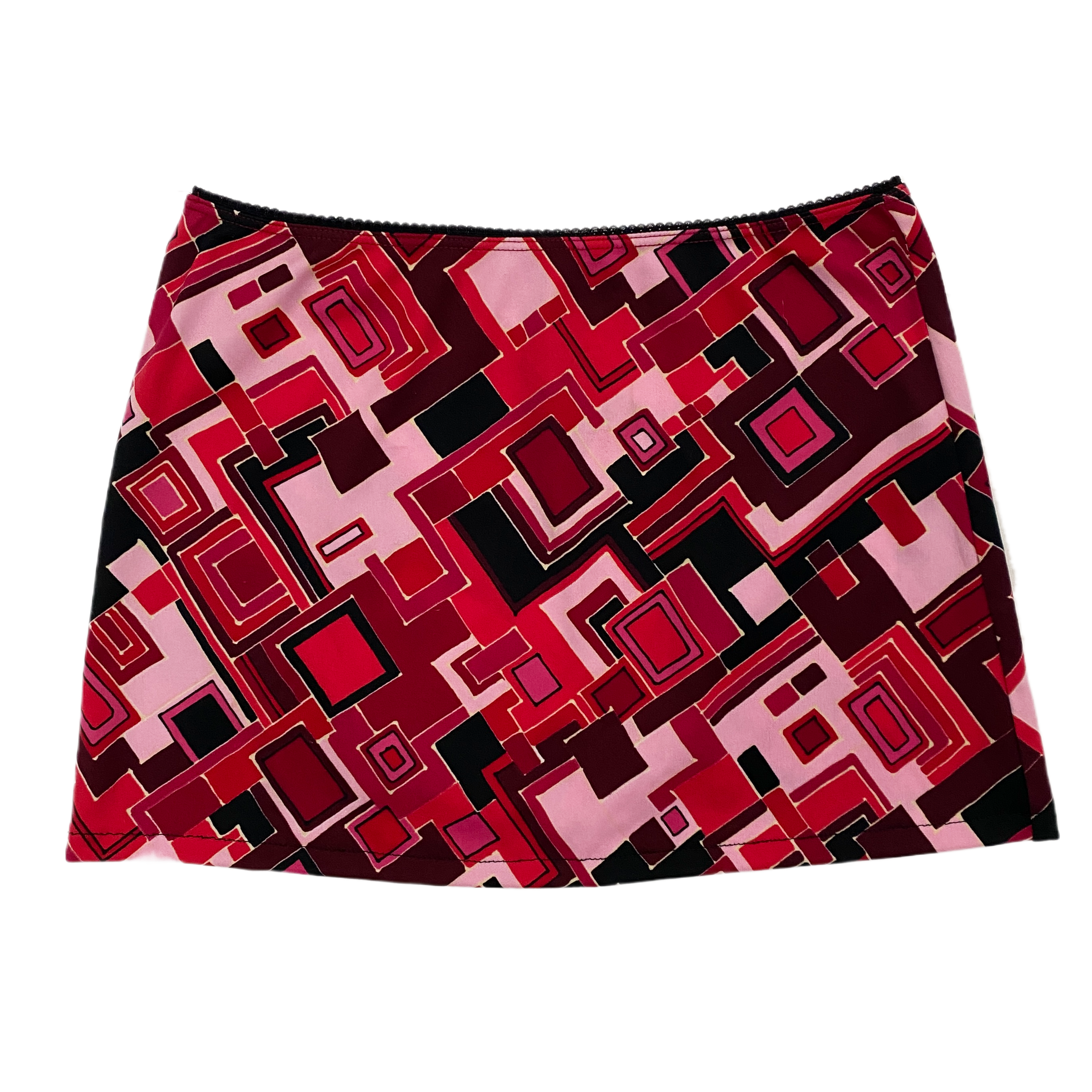 Abstract Slinky Mini Skirt (XS)
