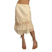 Creamy Embellished Fairy Midi Skirt (M)