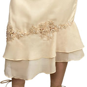 Creamy Embellished Fairy Midi Skirt (M)