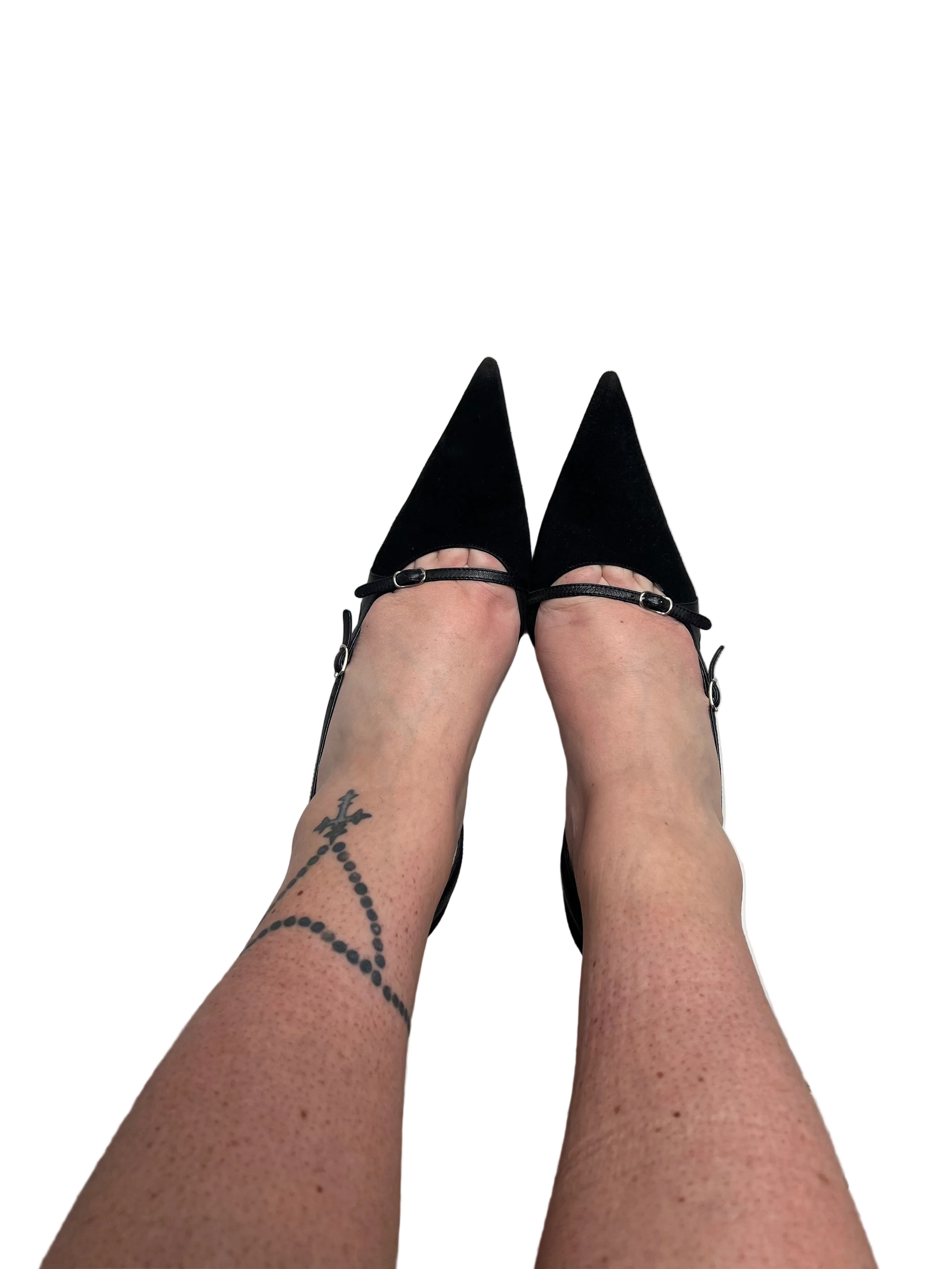 Y2K Dolce & Gabbana Pointy Heeled Pumps (40)
