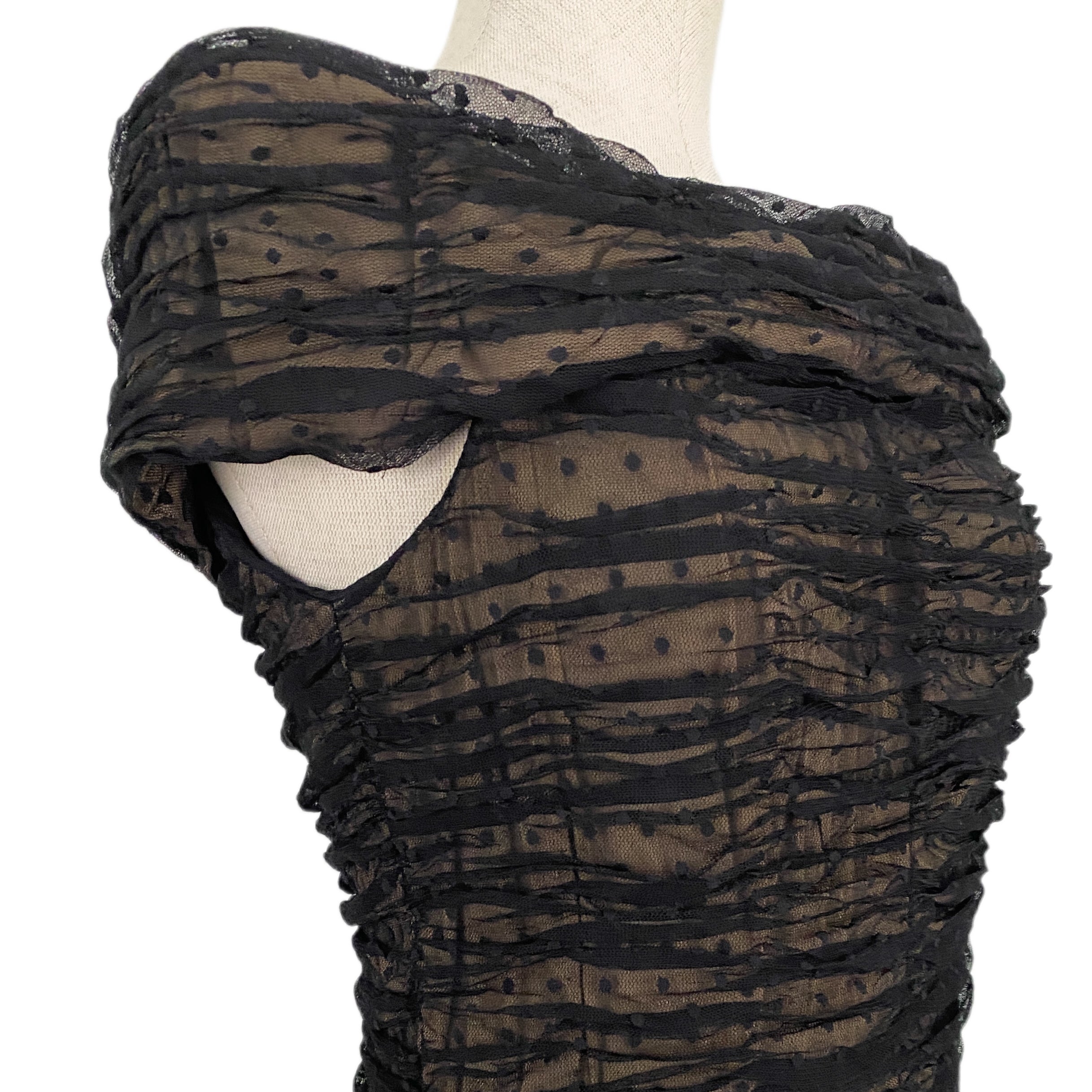 Off The Shoulder Mesh Top (S/M)