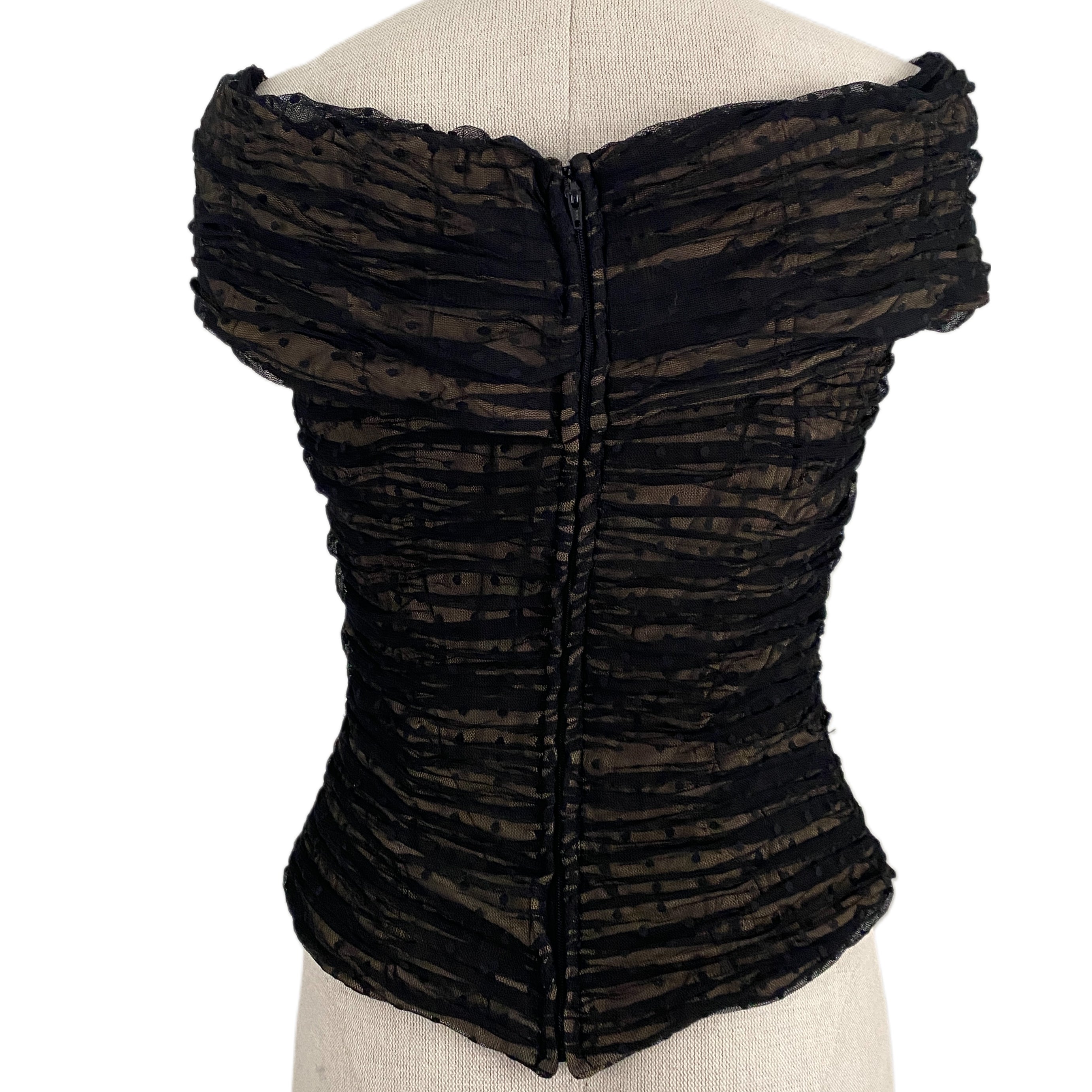 Off The Shoulder Mesh Top (S/M)