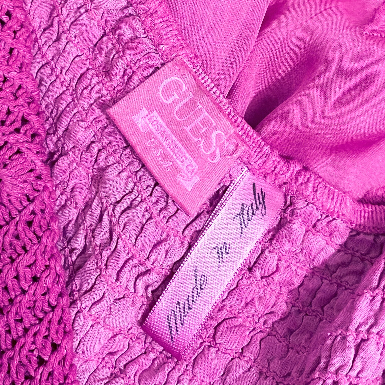 Guess Italian Crochet Halter