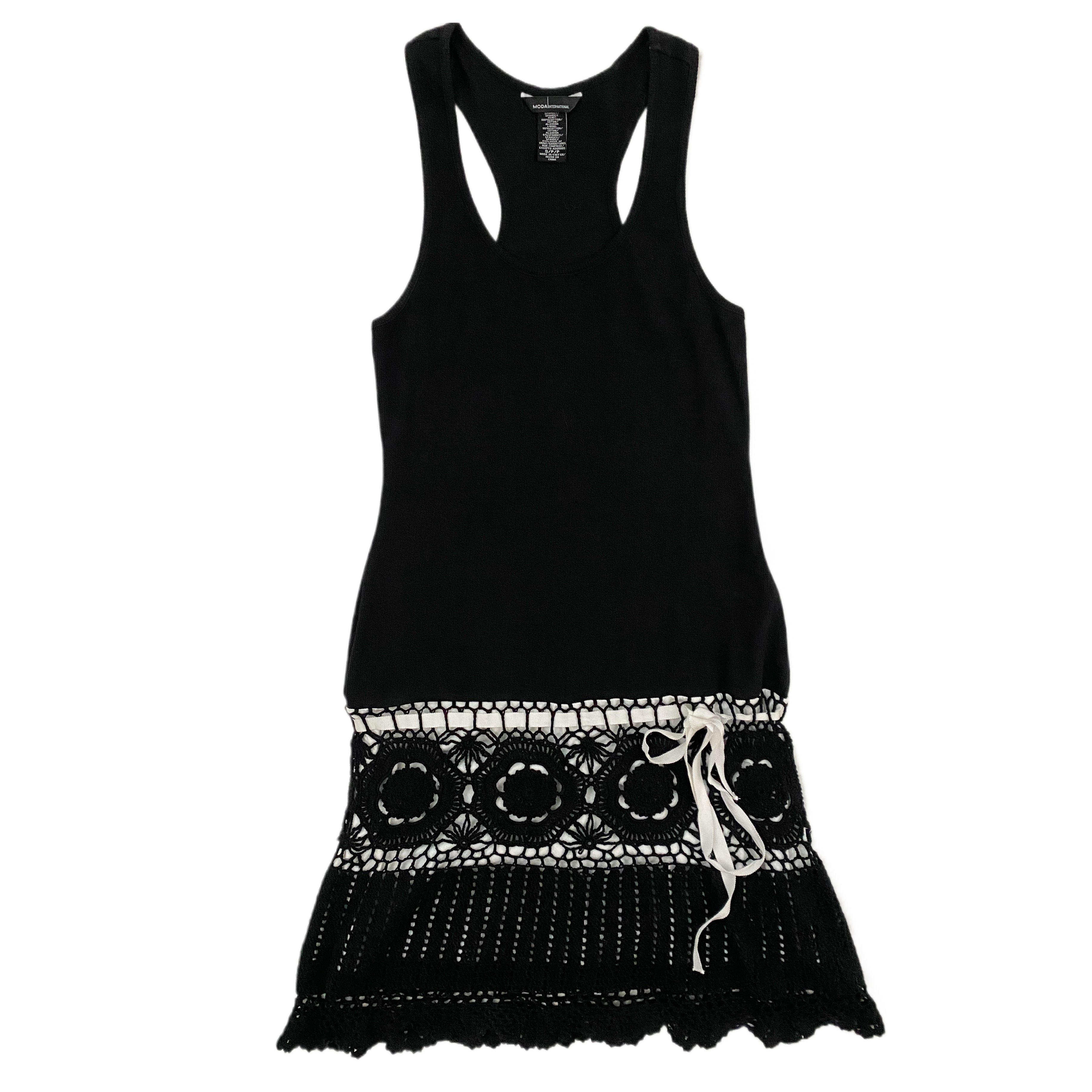 Early 2000's Crochet Dress (S)