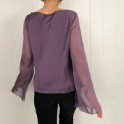 Purple Whimsy Embellished Fairy Top (L)