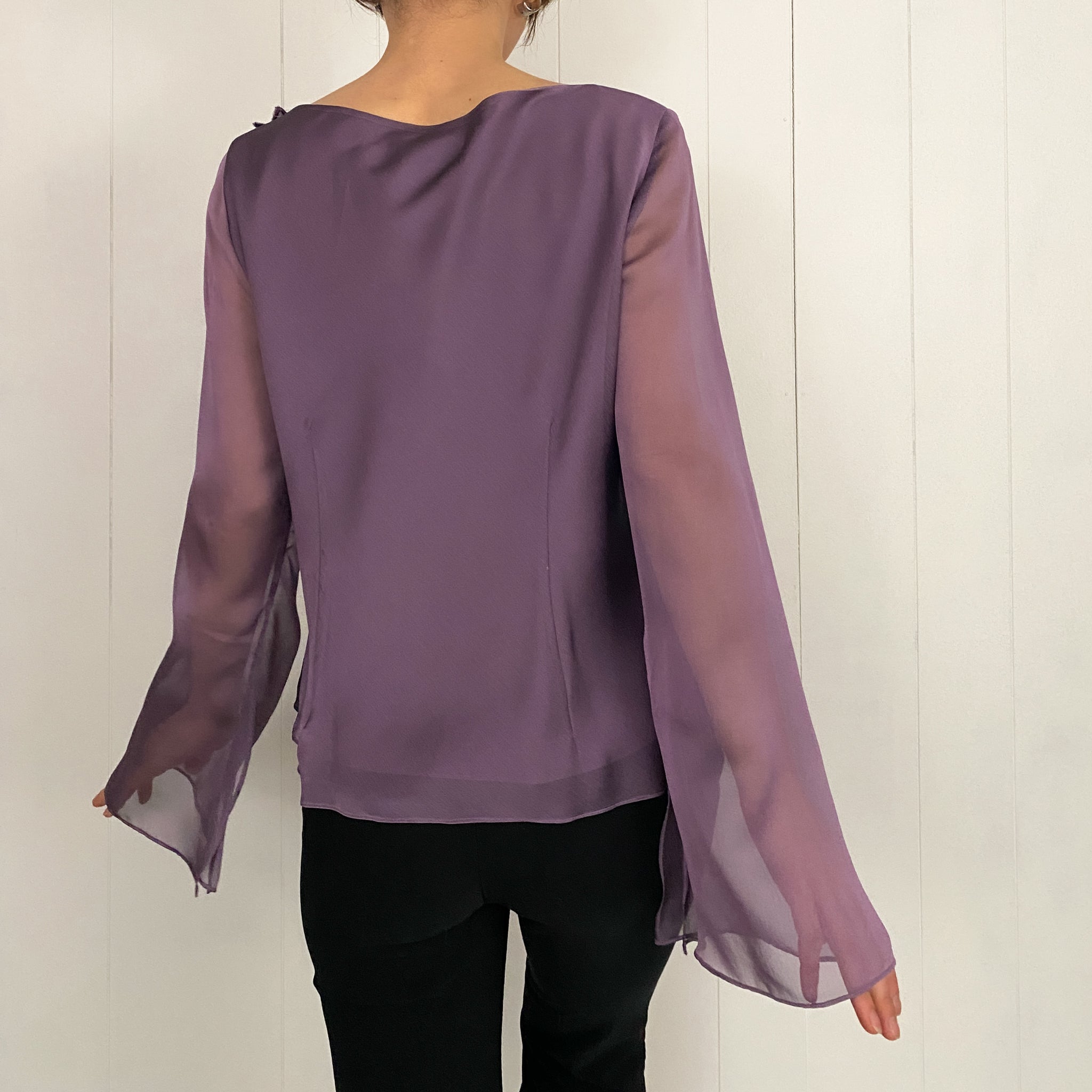 Purple Whimsy Embellished Fairy Top (L)