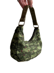 Y2K Camoflage Crescent Mini Handbag