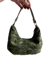 Y2K Camoflage Crescent Mini Handbag