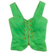 Linen Bustier Top (M)