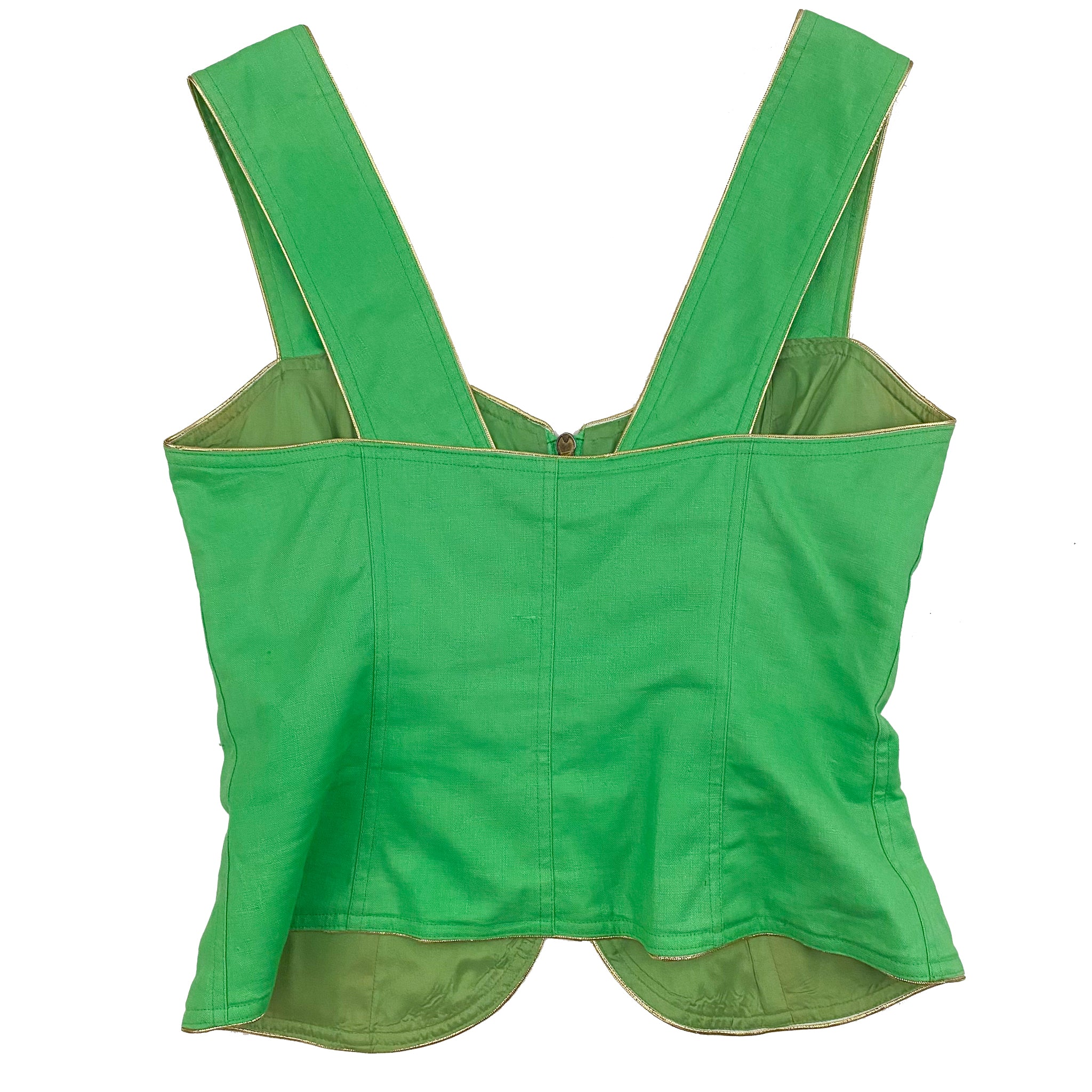Linen Bustier Top (M)