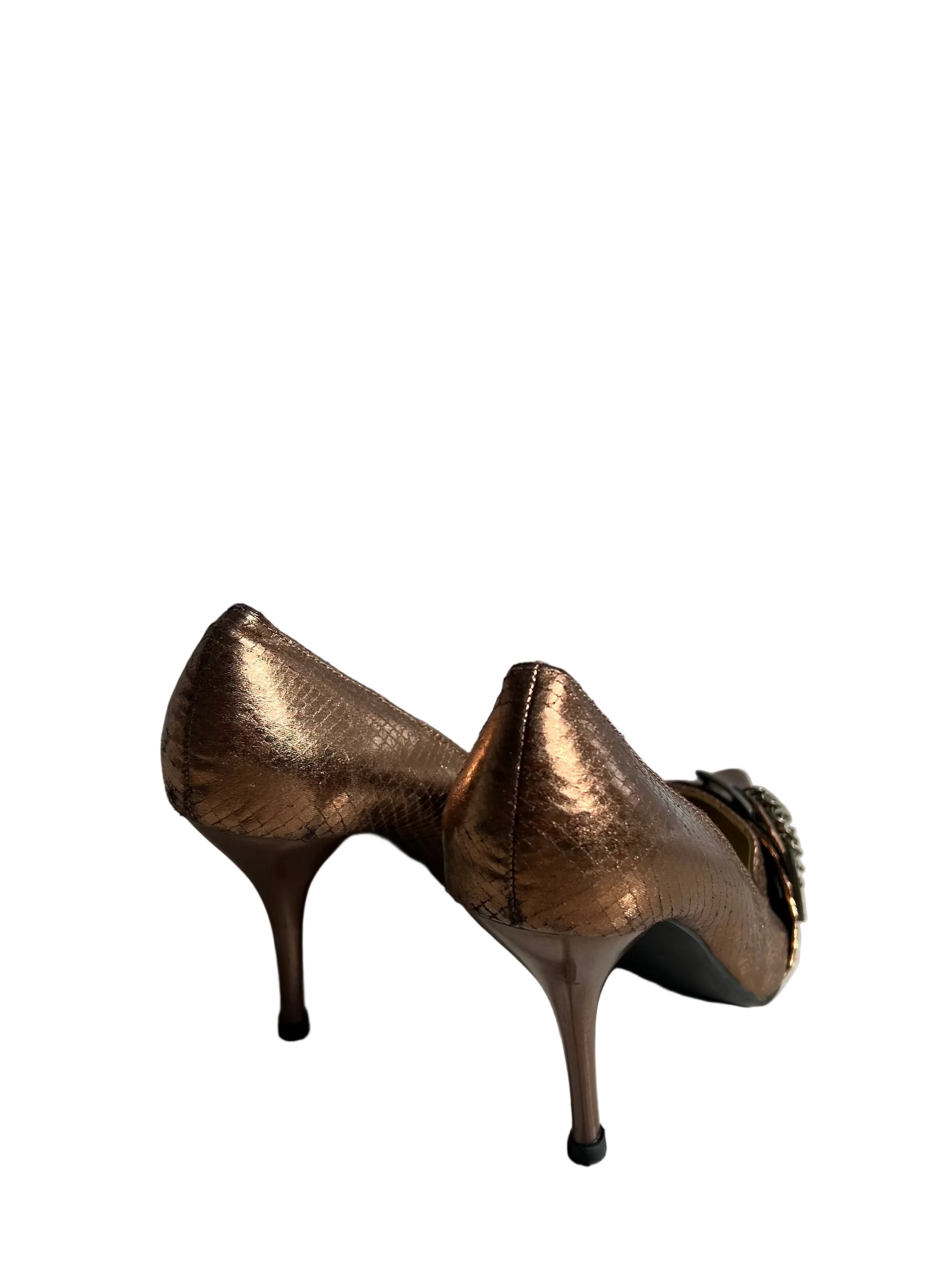 Y2K Pointy Toed Buckle Pumps (9)