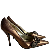 Y2K Pointy Toed Buckle Pumps (9)