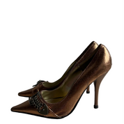 Y2K Pointy Toed Buckle Pumps (9)