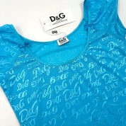 NWT Vintage D&G Blue Top (M)