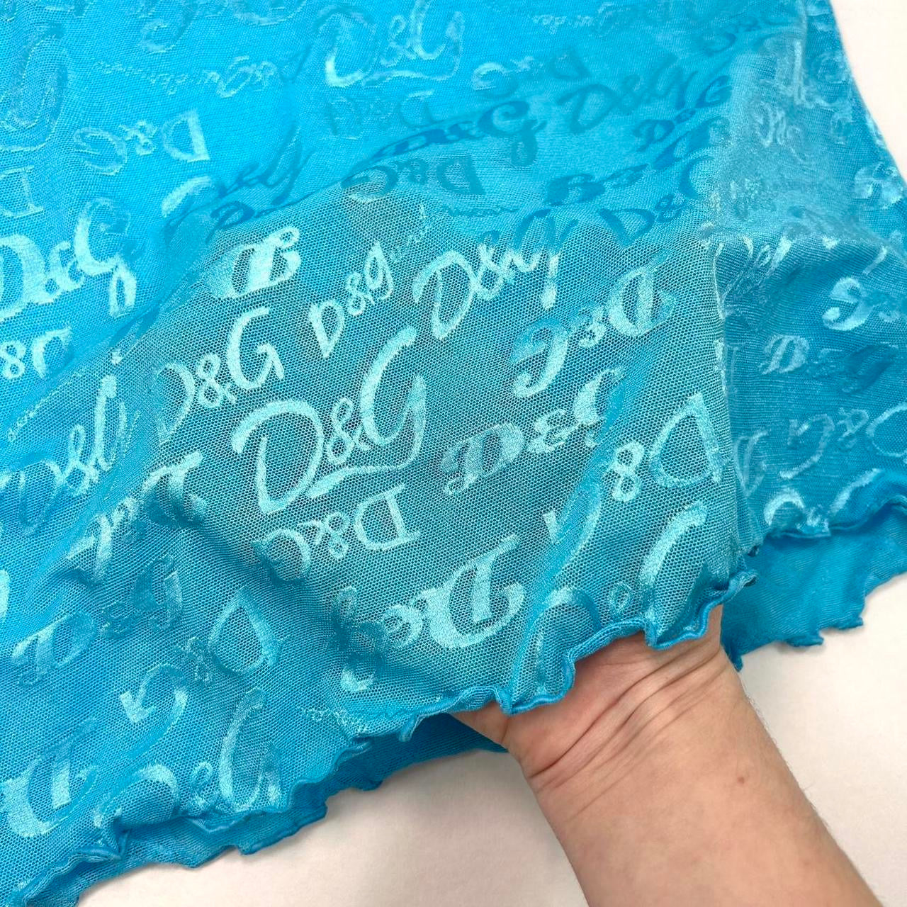 NWT Vintage D&G Blue Top (M)