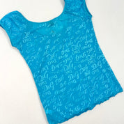 NWT Vintage D&G Blue Top (M)