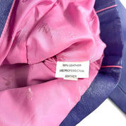 Playboy Vintage Purple Leather Jacket (S)