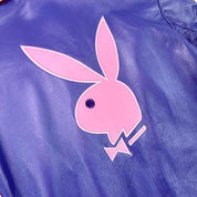 Playboy Vintage Purple Leather Jacket (S)