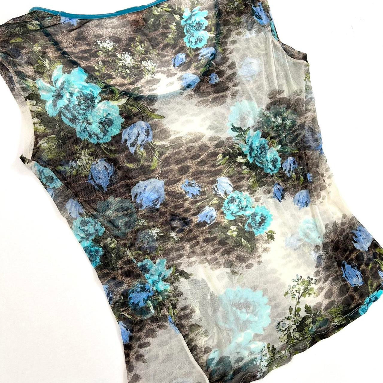 Vintage Roberto Cavalli Leopard Top (XL/XXL)