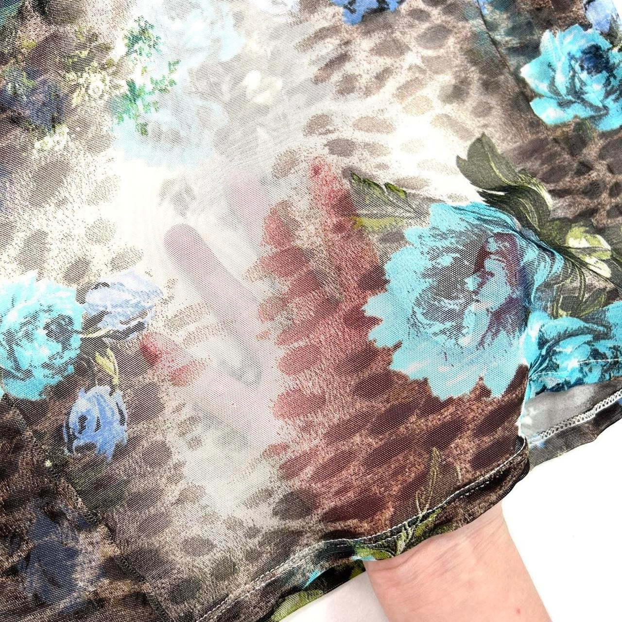 Vintage Roberto Cavalli Leopard Top (XL/XXL)