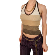 Ombre Knit Halter (S)