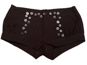 Multi-Button Sailor Short in Black (XS-XL)