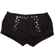 Multi-Button Sailor Short in Black (XS-XL)