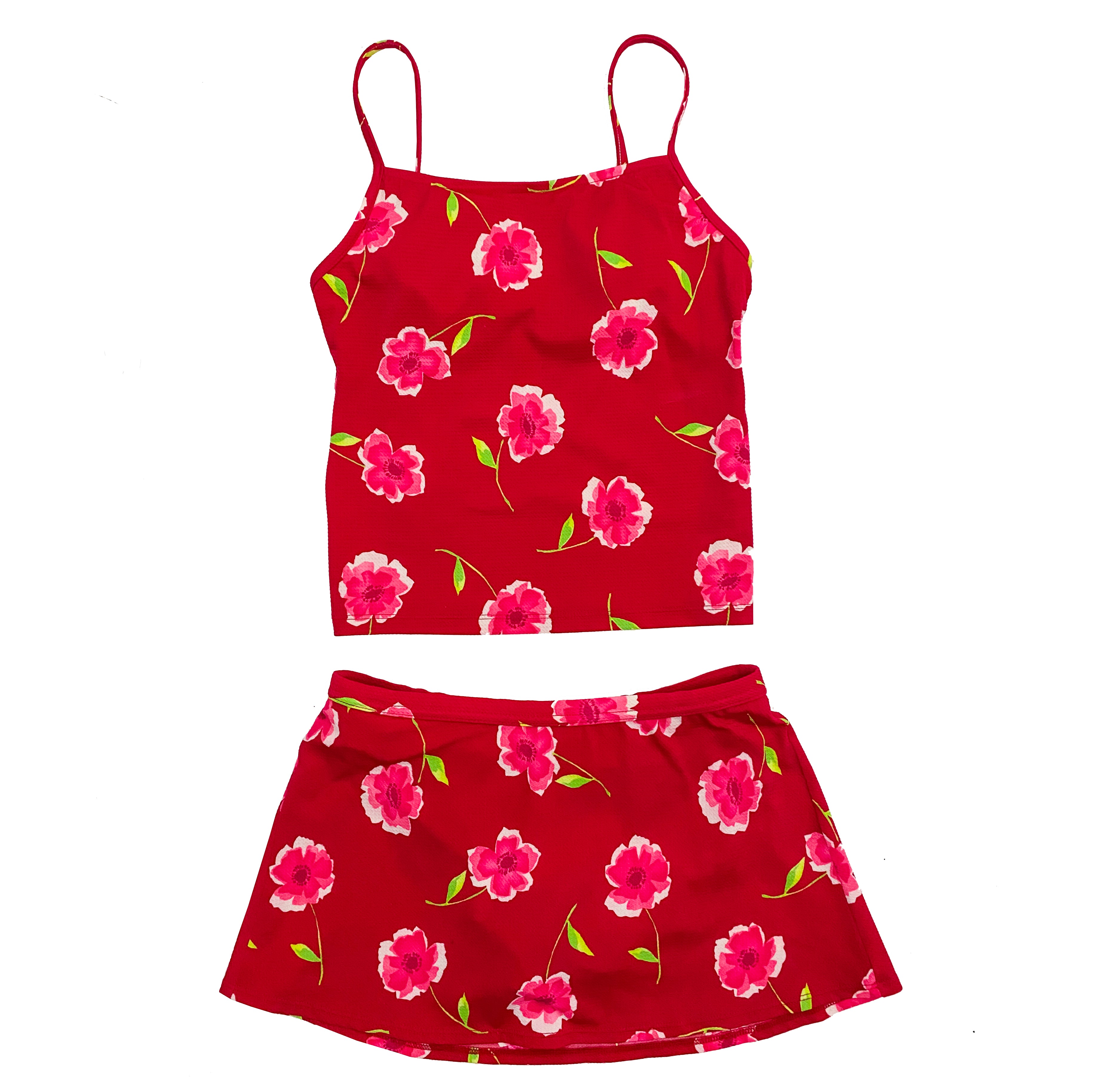 Floral Mini Skirt Set (S/M)