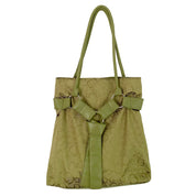 Lime Monogram Tote