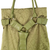 Lime Monogram Tote