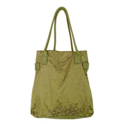 Lime Monogram Tote