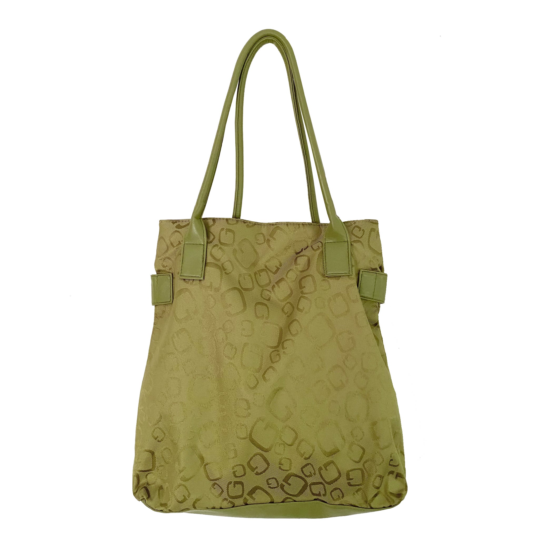 Lime Monogram Tote
