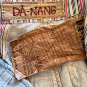 Da-Nang Silk Blend Studded Camo Cargo Pants (M)