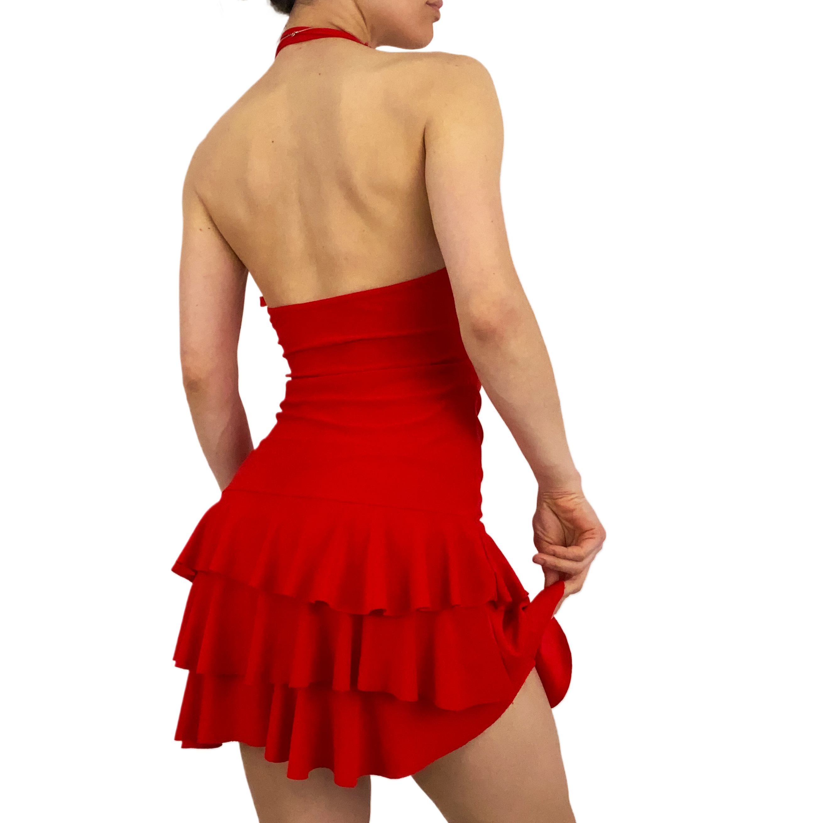 Red Cha Cha Mini Dress (M)