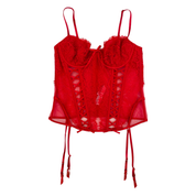 Red Lace Bustier (M)