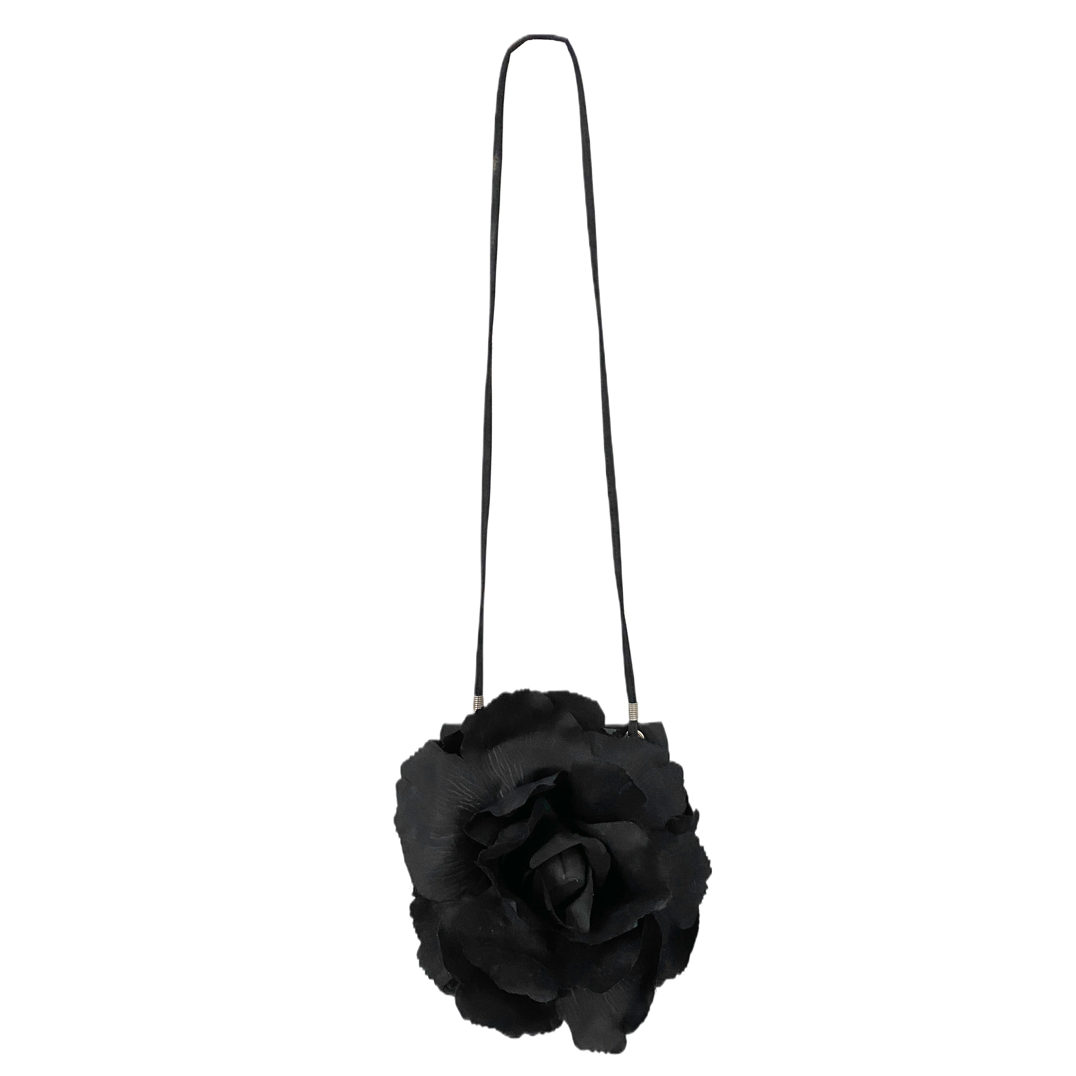 Noire Rosette Bag