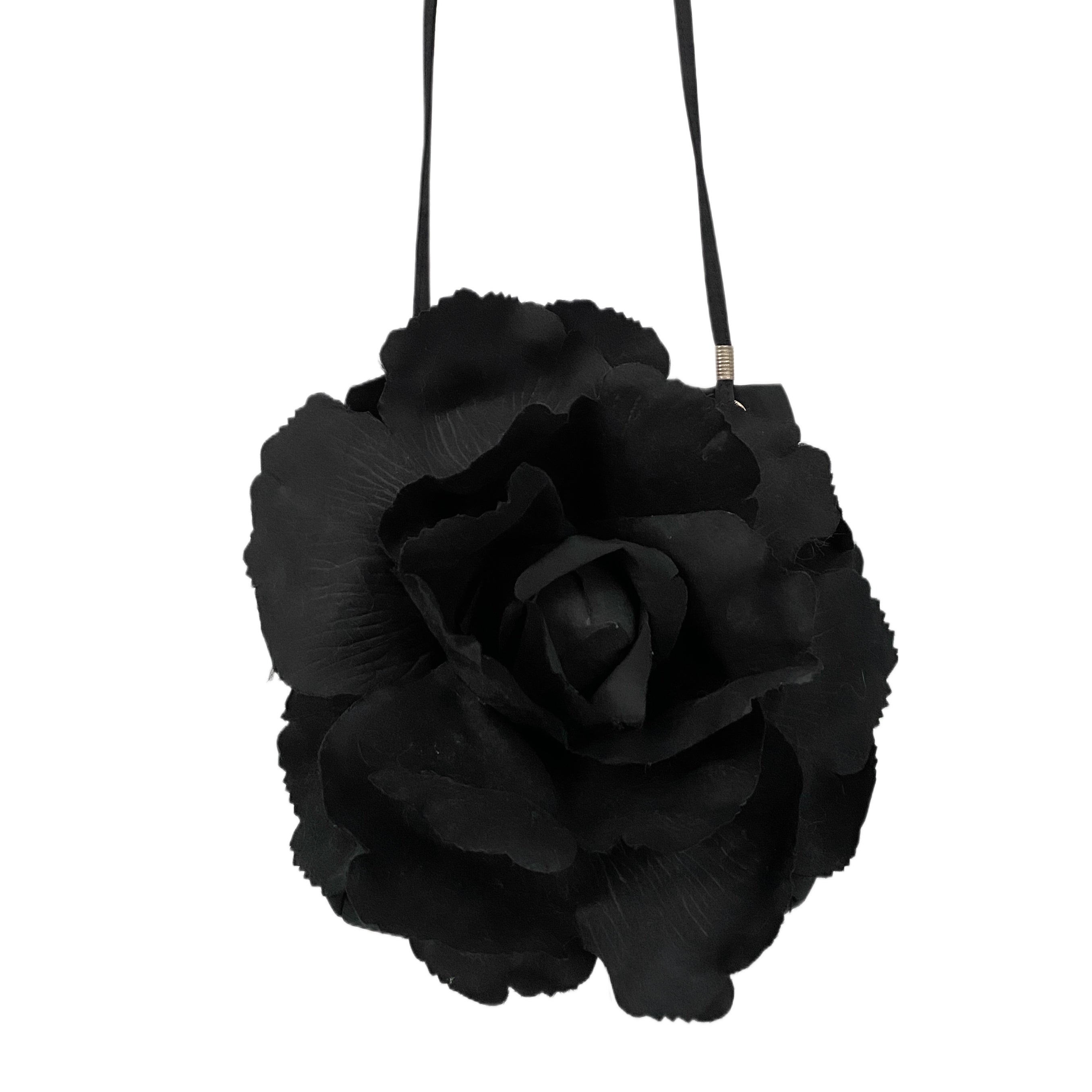 Noire Rosette Bag