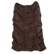 Brown Parachute Midi Skirt (M)