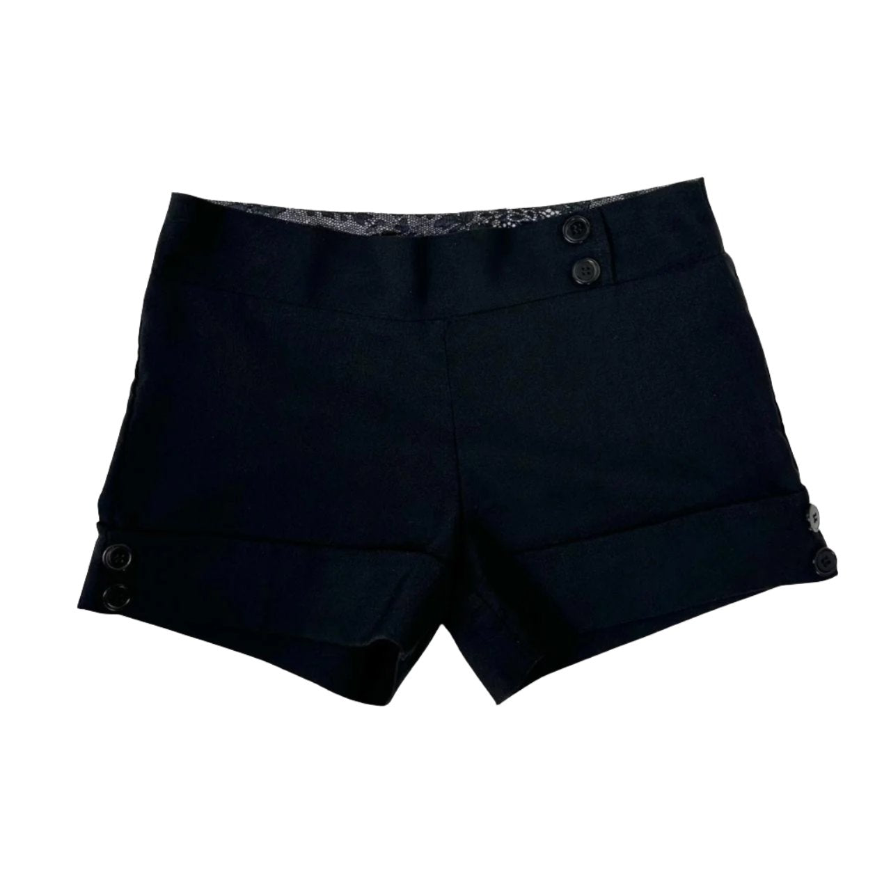 Y2K Black Mini Shorts (M)