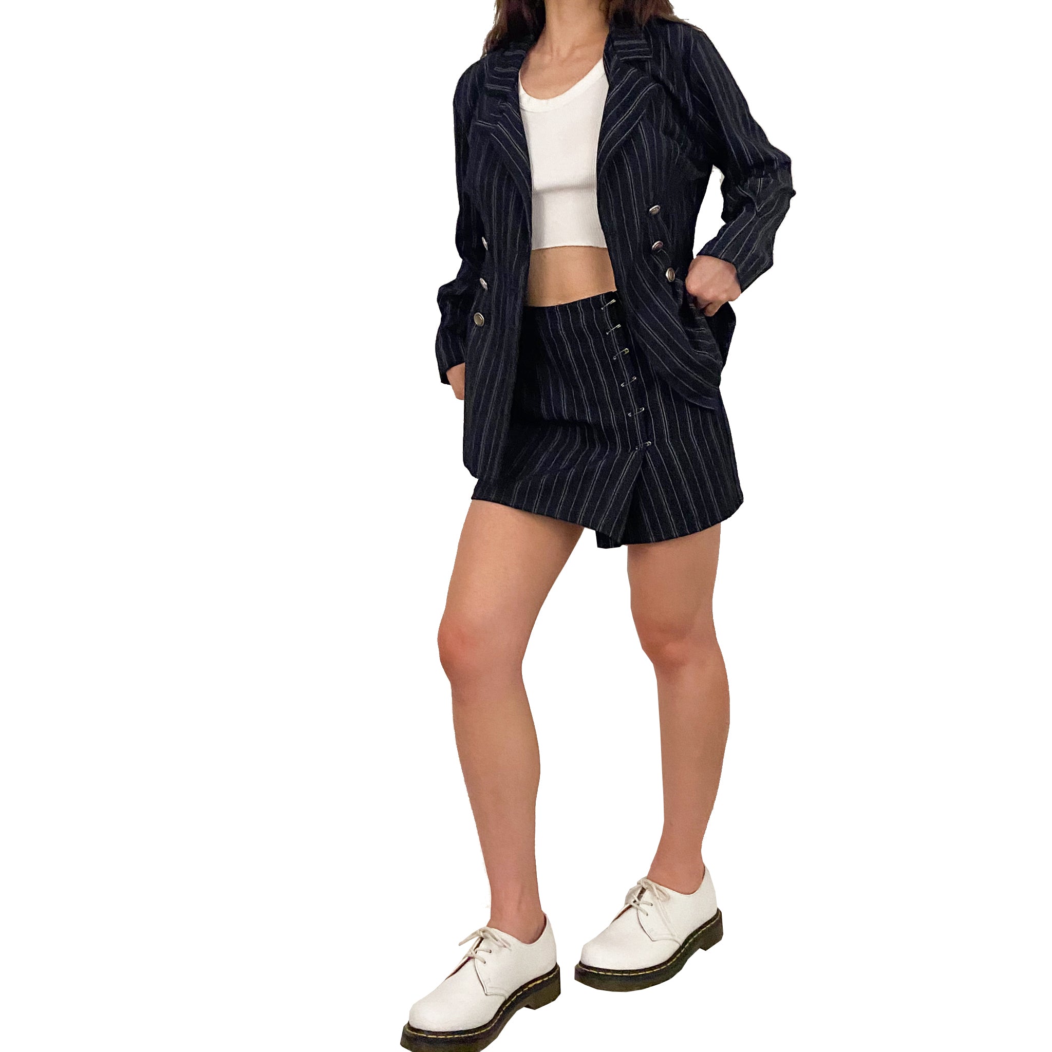 Mini Skirt Suit Set (S)